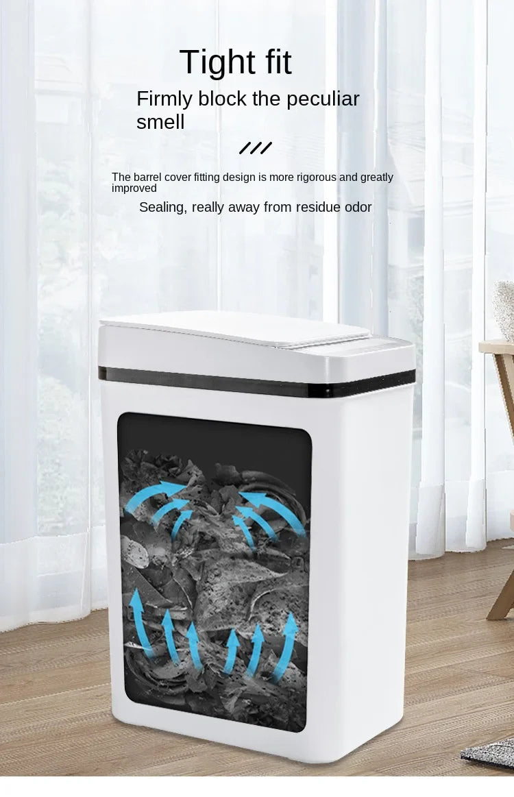 Smart Trash Can Automatic Sensor Bin Touchless Odor Control