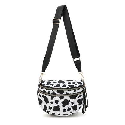 Casual women's checkered fanny pack – large capacity bum bag, adjustable crossbody mommy travel bag
