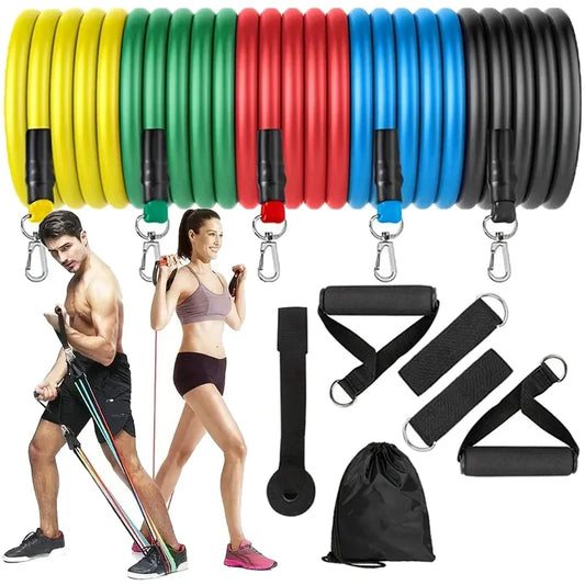 Lightweight Fitness Equipment - Portable Resistance Bands for Exercise, Bodybuilding & Weight Loss