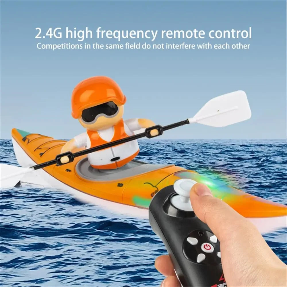 Remote Control Speedboat for Kids - Outdoor Racing Boat, 15km/h, Waterproof Fun Gift