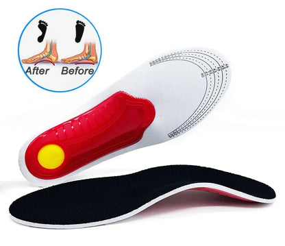Orthopaedic Shock Absorbing Insoles With Arch Support Plantar Fascia Insole
