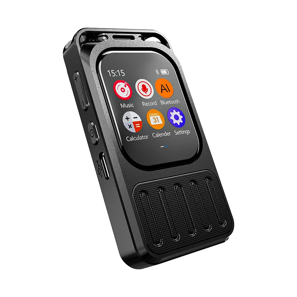 AI Voice Recorder Bluetooth Touchscreen 79H Battery 1200mAh