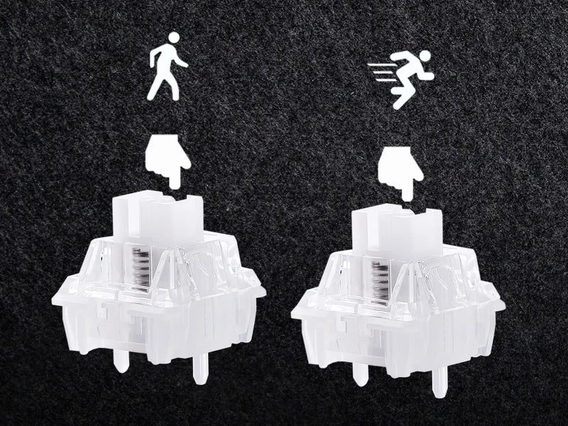 Teclado Mecánico Cableado Magnético al 65 Porciento con Retroiluminación RGB