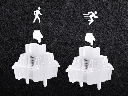 Teclado Mecánico Cableado Magnético al 65 Porciento con Retroiluminación RGB