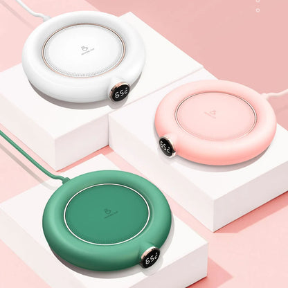 Chauffe-tasse USB portable à 3 niveaux, sous-tasse chauffant intelligent pour café, thé et lait