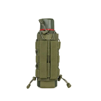 MOLLE Radio Pouch and Water Bottle Holder - Adjustable 40 Oz Pouch for Backpack Fall 2025 Tactical Gear Accessory