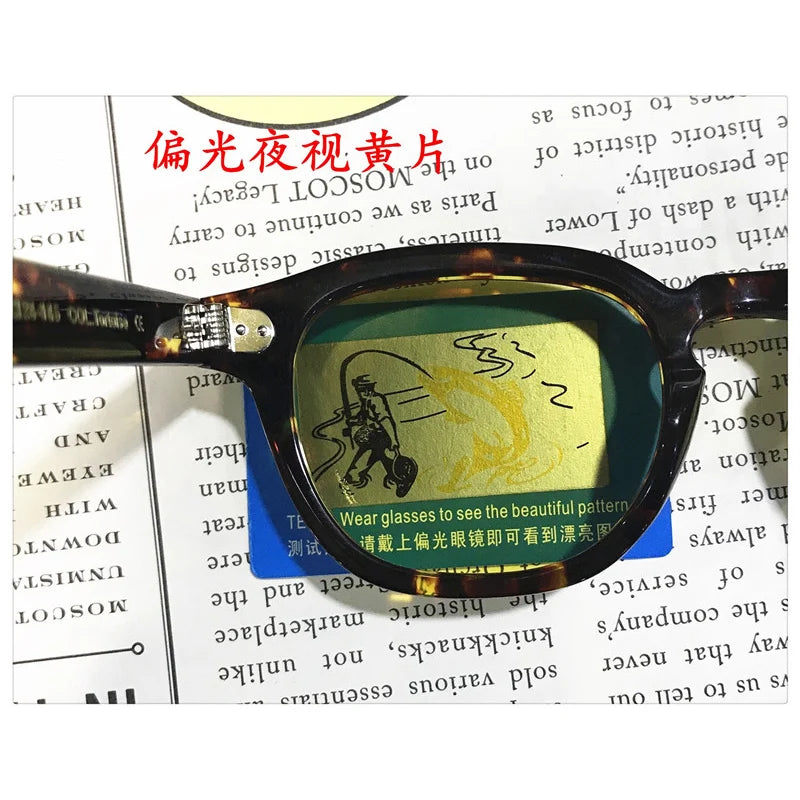 Occhiali da sole polarizzati vintage montatura rotonda in acetato riduzione abbagliamento estate 2026 idea regalo
