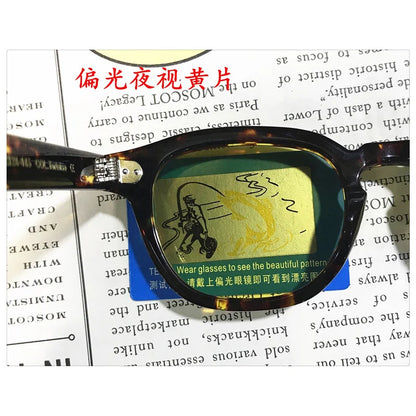 Occhiali da sole polarizzati vintage montatura rotonda in acetato riduzione abbagliamento estate 2026 idea regalo