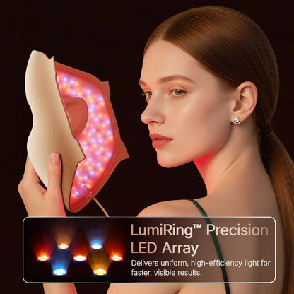 LED Light Therapy Mask 4D Facial Device Anti Aging And Acne Care Fall 2026 Skincare Trend