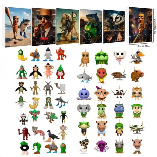 Calendario dell'Avvento 24 Giorni Ricordo di Natale Italian Brainrot