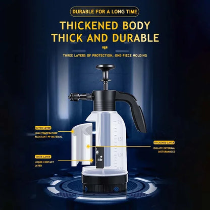 Car Wash Foam Sprayer Bottle Manual Air Pressure Gun