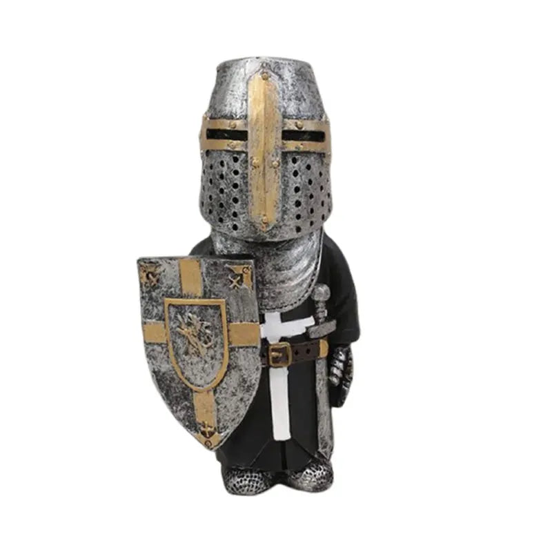 Set statue cavaliere da giardino decorazione medievale collezione gnomi autunno 2026 tendenza