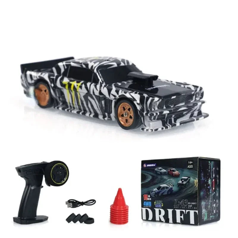 Høyhastighets 2,4G RC Drift Car - 4WD fjernkontroll miniracing leketøy for gutter, gaveide