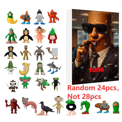 Calendario de Adviento 24 Días Recuerdo Navideño Italian Brainrot