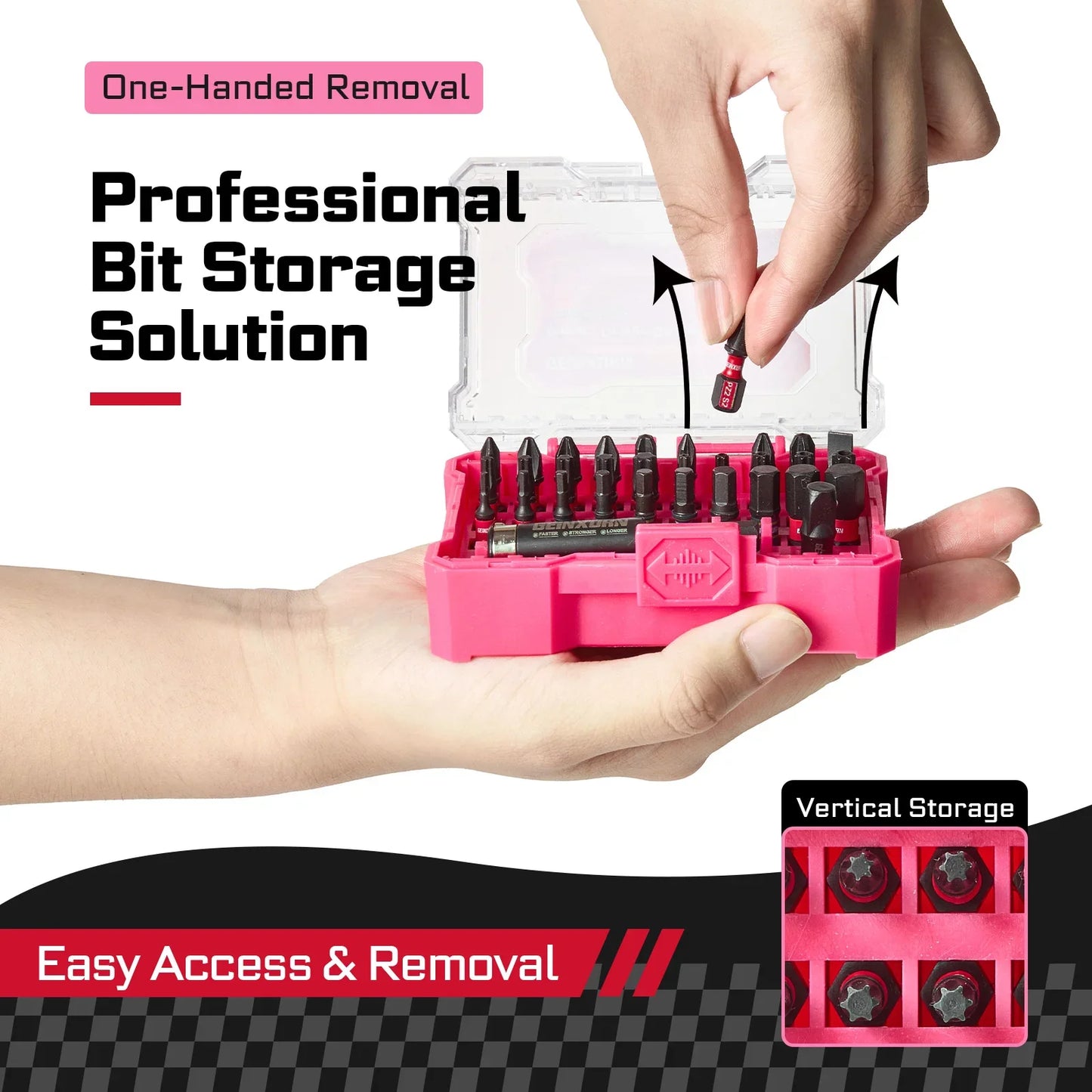 Impact Screwdriver Bits Set S2 Steel 32Piece With Magnetic Bit Holder And Case Fall 2025 DIY Gift