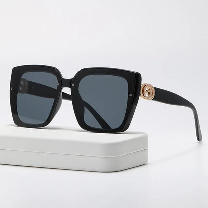 Store Ramme Firkantede Solbriller Kvinder Designer UV400 Rejse Eyewear Udendørs Mode