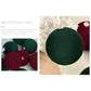 12Pcs 8cm Velvet Christmas Tree Ornaments - Durable Plush Hanging Decorations for Holiday Cheer, Gift Box Included