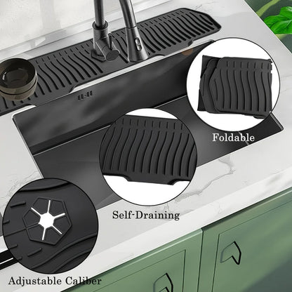 Tappetino para schizzi per lavandino in silicone protettore per piano di lavoro