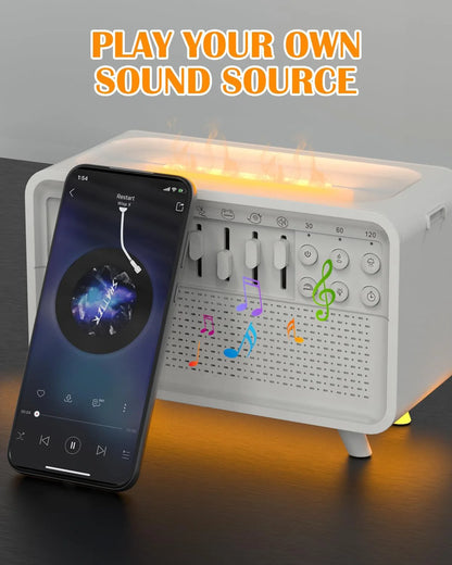 Bluetooth White Noise Speaker Humidifier Night Light