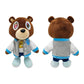 Kawaii Kanye West Dropout Bear Plush Toy - 26cm (10.2 inch) Soft Stuffed Teddy Bear for Graduation Decor, Unique Birthday Gift for Fans