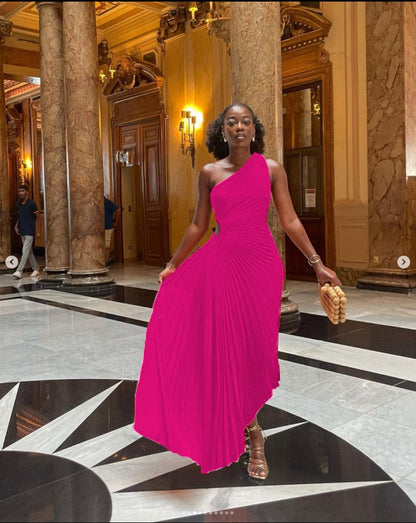 Elegant White Satin Midi Dress for Women, Timeless Design for Parties and Special Occasions-3