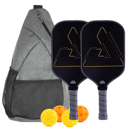 Variant image for Professional Carbon Fiber Pickleball Paddles Set of 2 with Honeycomb Core, USAPA Approved Pickleball Equipment for Outdoor Play-5