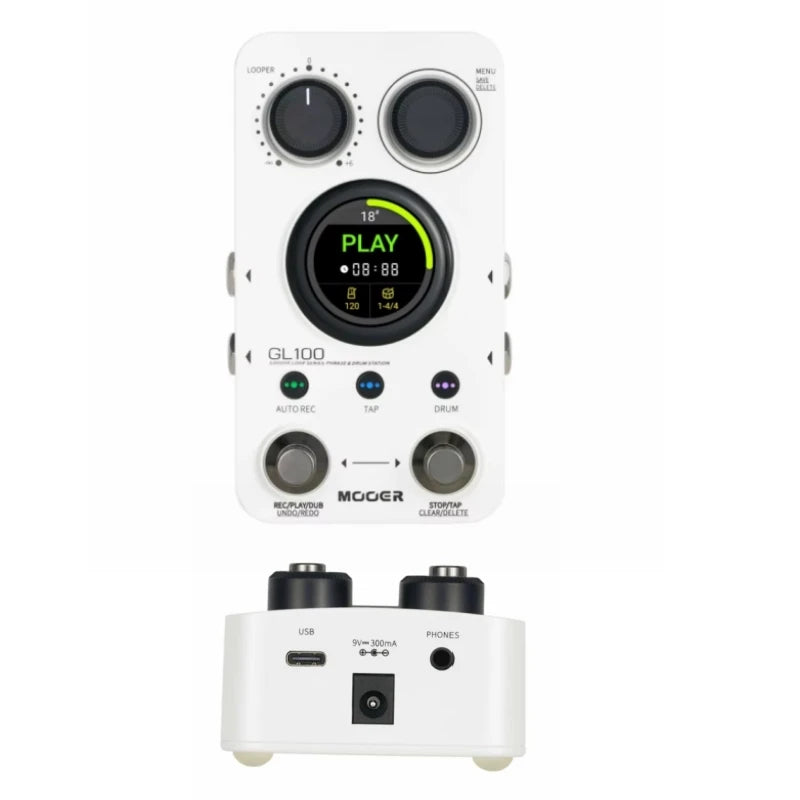 Guitar Pedals 1.3 Inch Touchscreen Drum Machine Auto Record Time Stretch Loop Effects Fall 2026 Gear