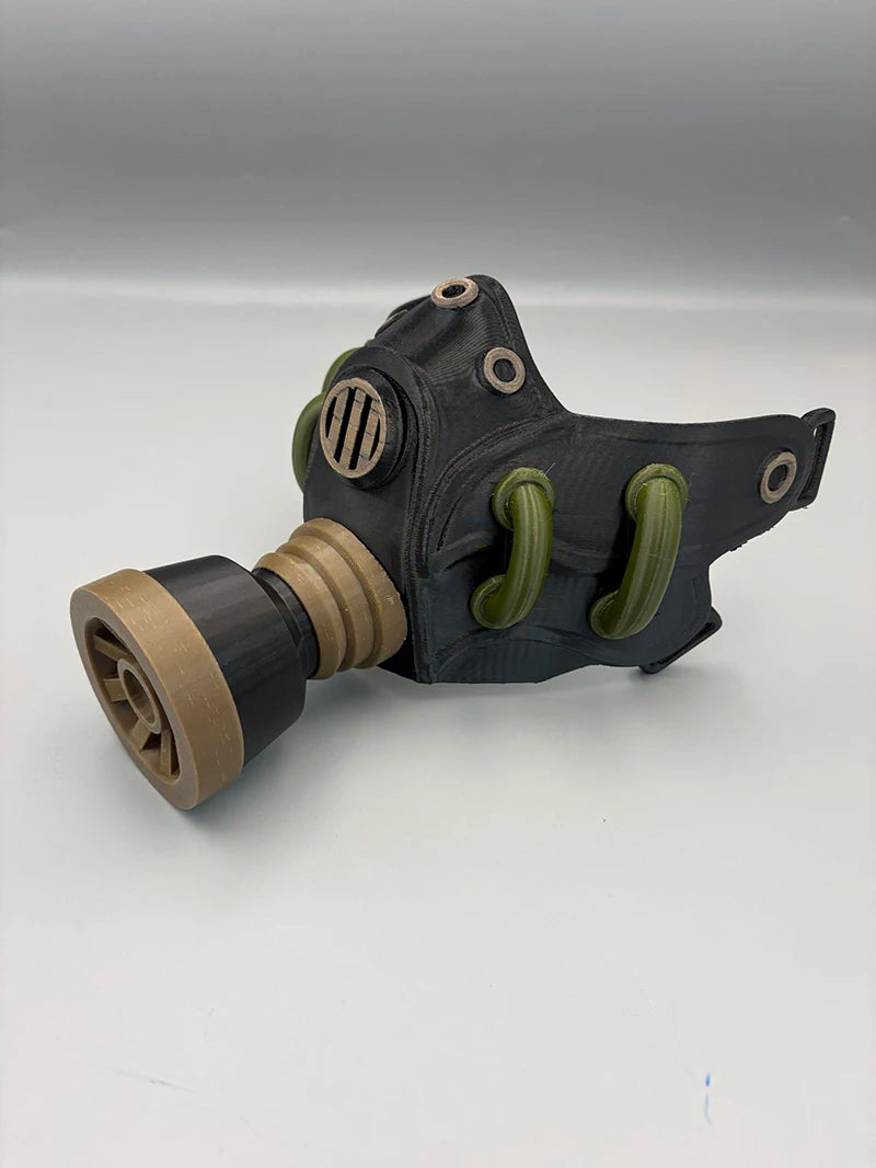 GACHIAKUTA anime Riyo Rudo Zanka Enjin halfmasker voor cosplay, punkrekwisiet voor volwassenen, Halloween 2026