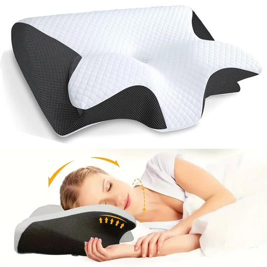 Memory Foam Neck Pillow Cervical Orthopedic Support