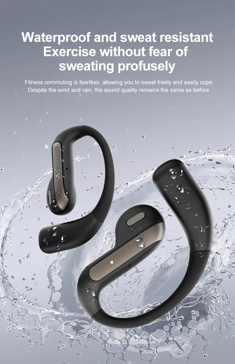 AI Translation Earbuds With Noise Canceling Ear Hook Sports