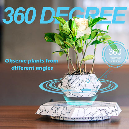 Levitating Air Bonsai Pot - Magnetic Suspension Flower Planter for Home Decor