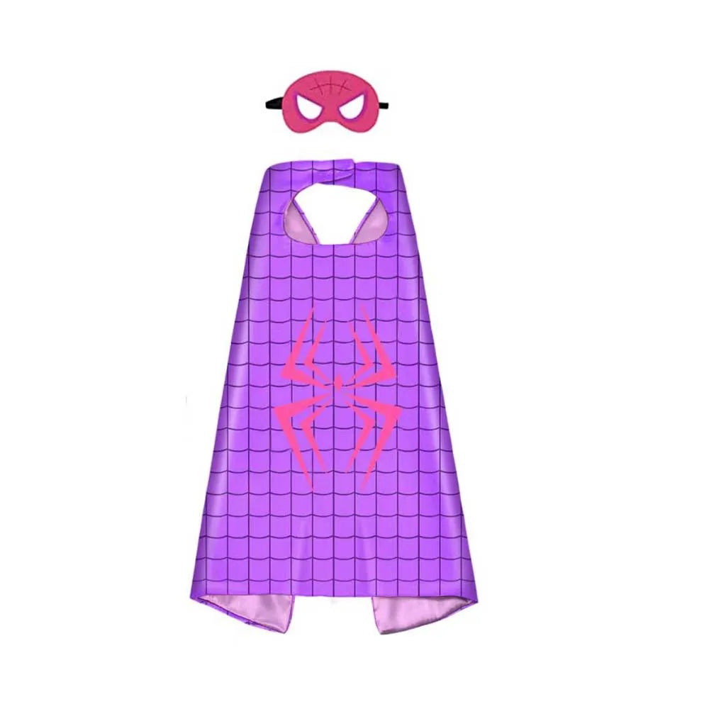 Set superheldencapes voor jongens en meisjes, verjaardagsfeest, cartoonverkleedkleding, Halloween-cosplayfeestbenodigdheden, paascadeau 2026