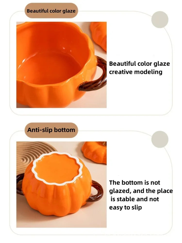 Keramische Soepketel Pompoendeksel Porselein Groot Herfst 2025