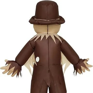 Opblaasbaar Halloween-cosplaykostuum als vogelverschrikker, themafeest met een kwaadaardig horrorthema, outfit voor optredens voor volwassenen 2026