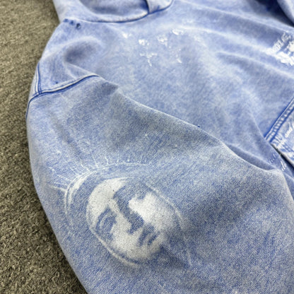 Oversized Men's Hooded Sweatshirt - Washed Cotton Street