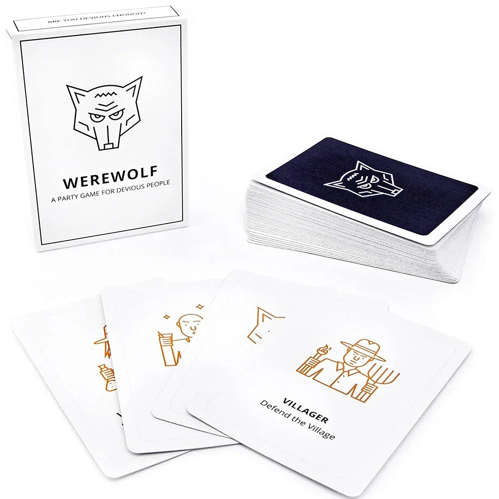 Devious Werewolf Card Game - Fun Party Game for Adults, Perfect for Game Nights and Gatherings by Stellar Factory