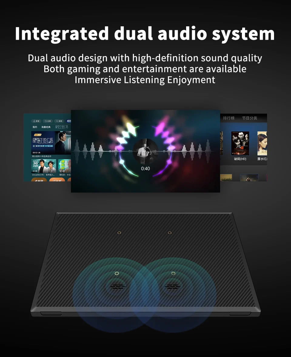 Bærbar skjerm 11,6 tommer HDMI spill sekundær skjerm