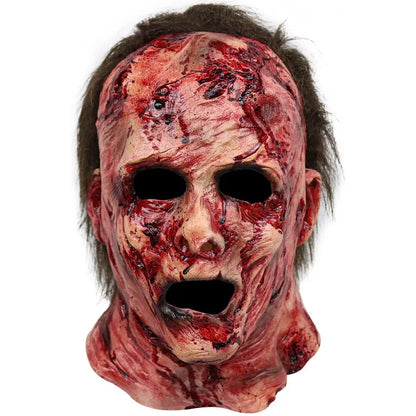 Masque d'Halloween tête entière clown zombie réaliste masque d'horreur Halloween 2025 accessoire effrayant pour fête cosplay