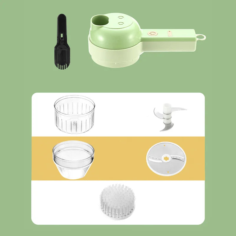 Utensile Elettrico Portatile Per Verdure – Cavatore E Squamatrice – Ricaricabile USB – Acciaio Inox E Motore In Rame
