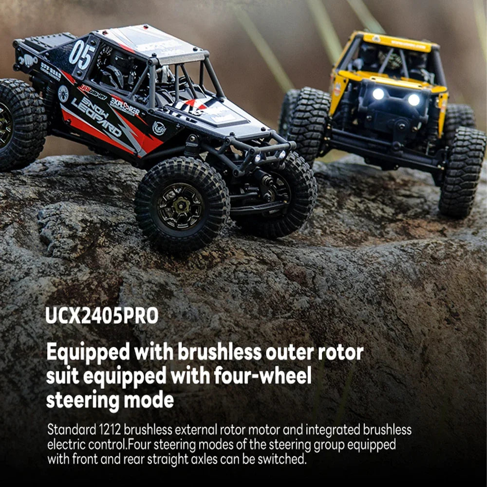 RC Crawler 1/24 Scale – 4WD Off-Road RTR Crawler With Brushless/Brushed Motor, Holiday Gift 2025