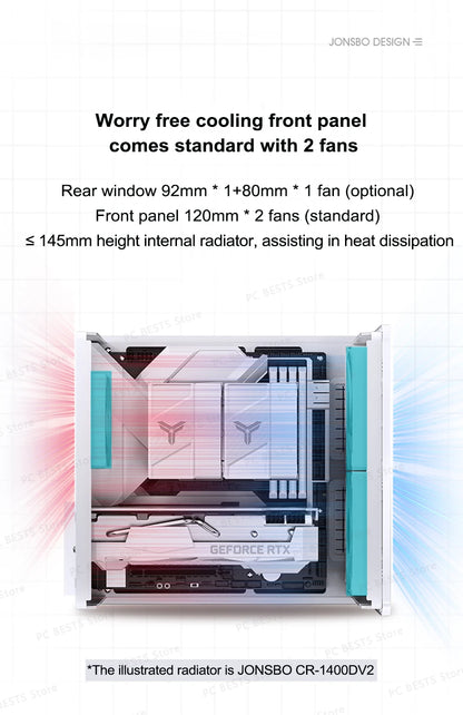Boîtier PC Mini ITX MicroATX Vue sur Mer Verre Compact Gaming