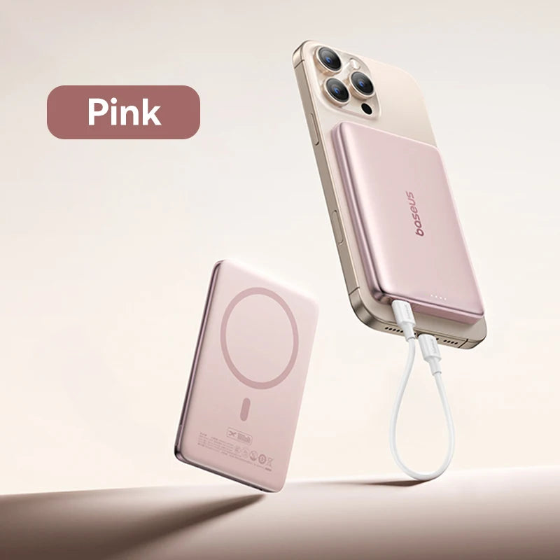 Ultra-Slim Magnetic Power Bank – Card-Sized 10000mAh PD 27W & 5000mAh PD 20W Wireless Charging 2026