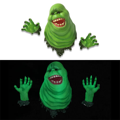Halloween Ghostbusters-harsfiguur van de groene, oplichtende en opblaasbare geest Slimer als wanddecoratie 2026