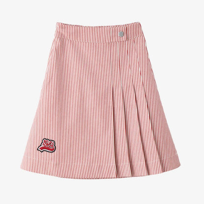 Soft Unisex Kids' Clothing - Patchwork Pinstripe Summer Outfit, Cotton-Polyester, Casual Family Wear