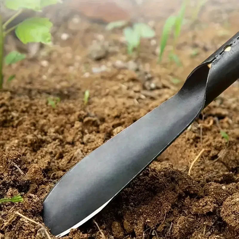 Manganese Steel Garden Tools Flat Shovel - Versatile Digging Tool for Wild Vegetables and Flowers