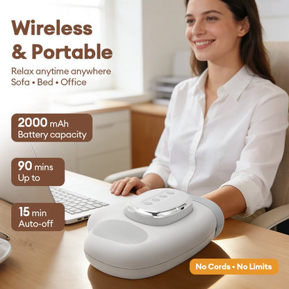 Electric Air Pressure Hand Massager – Finger Airbag Compress Thumb Acupoint Palm Kneading Glove 2026