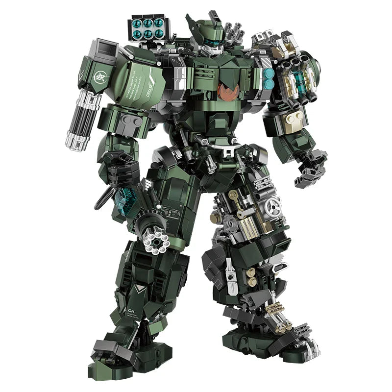 Mecha Building Set Mech Warrior Battle Robots Kit Fall 2025 Gift for Kids and Adults Creative STEM Play