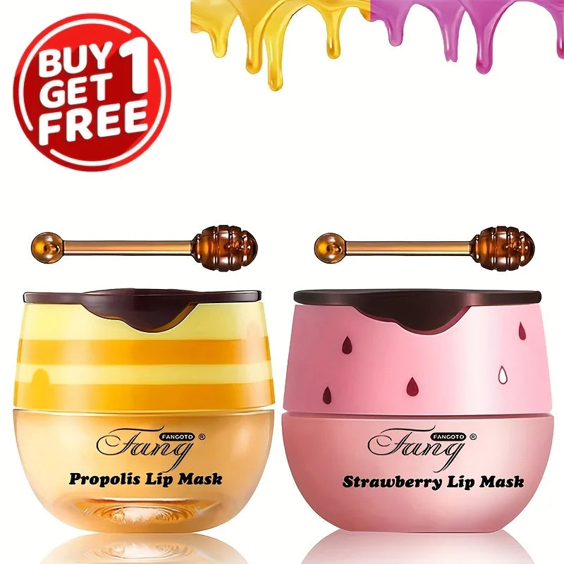 Hydrating lip scrub and sleeping mask duo – exfoliating, dry lip treatment, lip line repair 2026