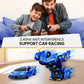 Gesture-Controlled RC Police Car Robot with LED Lights - Fun Toy for Kids, 2.4GHz Transformation