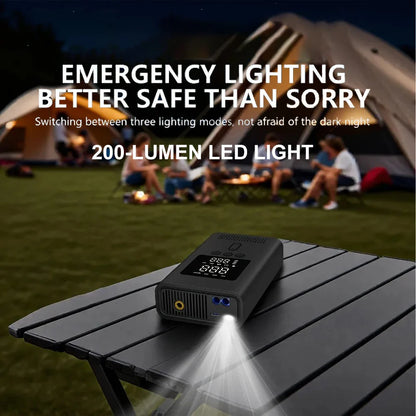 Jump Starter met luchtpomp Auto Jump Starter 3000A 150 PSI Inflator LED-licht Vallen 2025 Voorbereiding